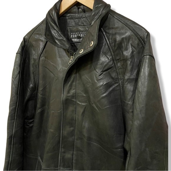 Vintage Perry Ellis Super Soft Leather Jacket - Picture 3 of 8